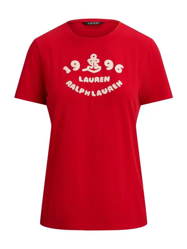 Lauren Ralph Lauren Lauren Ralph Lauren Majica  crvena / bijela
