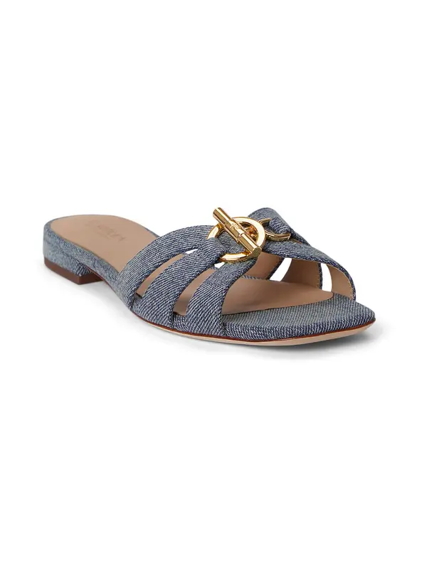 Lauren Ralph Lauren Lauren Ralph Lauren Natikače s potpeticom 'BLAIKE'  plavi traper