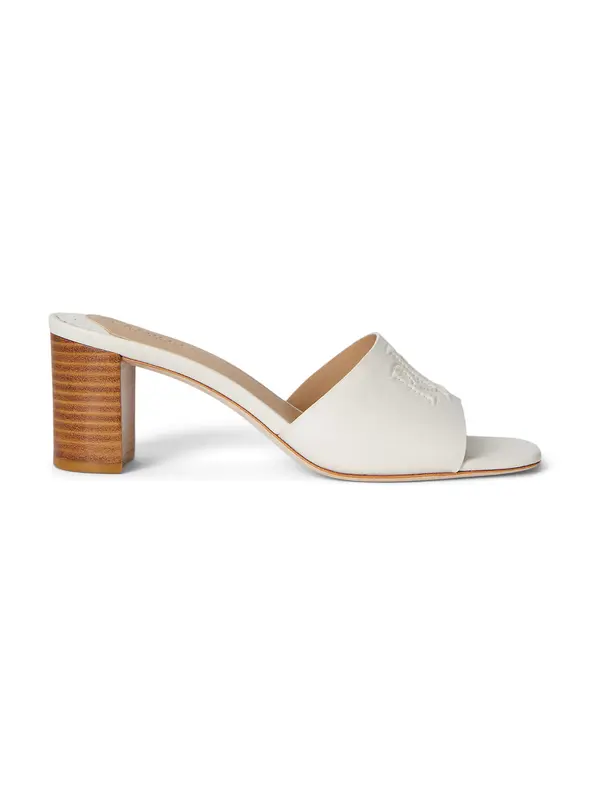Lauren Ralph Lauren Lauren Ralph Lauren Natikače s potpeticom 'EVERLEY'  bijela