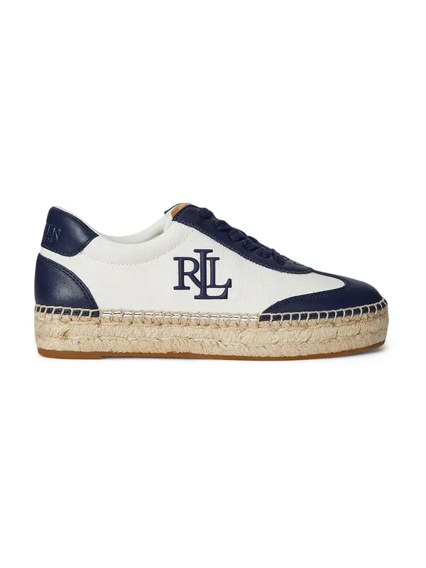 Lauren Ralph Lauren Lauren Ralph Lauren Niske tenisice 'LUIZE'  ecru/prljavo bijela / mornarsko plava