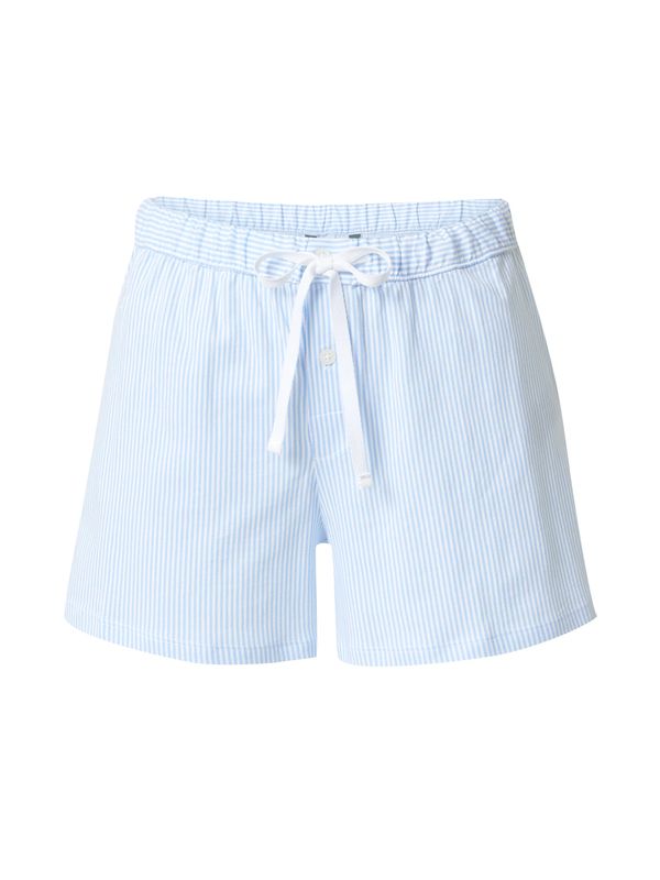 Lauren Ralph Lauren Lauren Ralph Lauren Pidžama hlače  svijetloplava / bijela