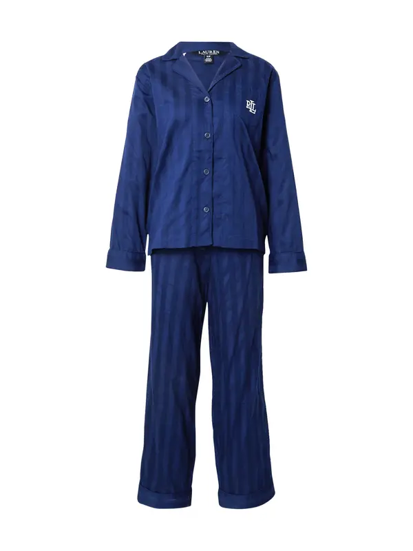 Lauren Ralph Lauren Lauren Ralph Lauren Pidžama  plava / tamno plava / bijela