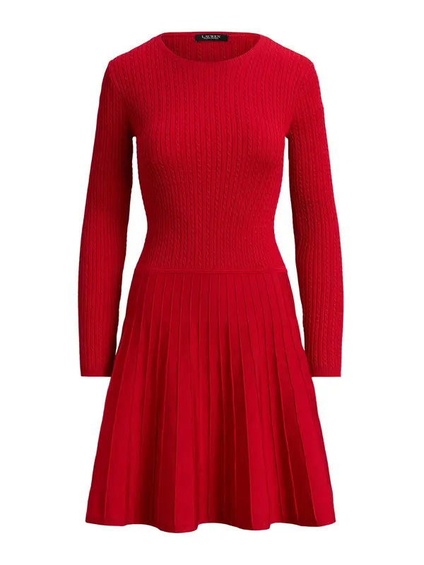 Lauren Ralph Lauren Lauren Ralph Lauren Pletena haljina  crvena