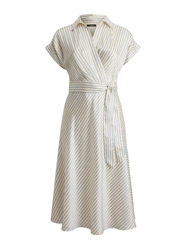 Lauren Ralph Lauren Plus Lauren Ralph Lauren Plus Haljina  boja pijeska / crna