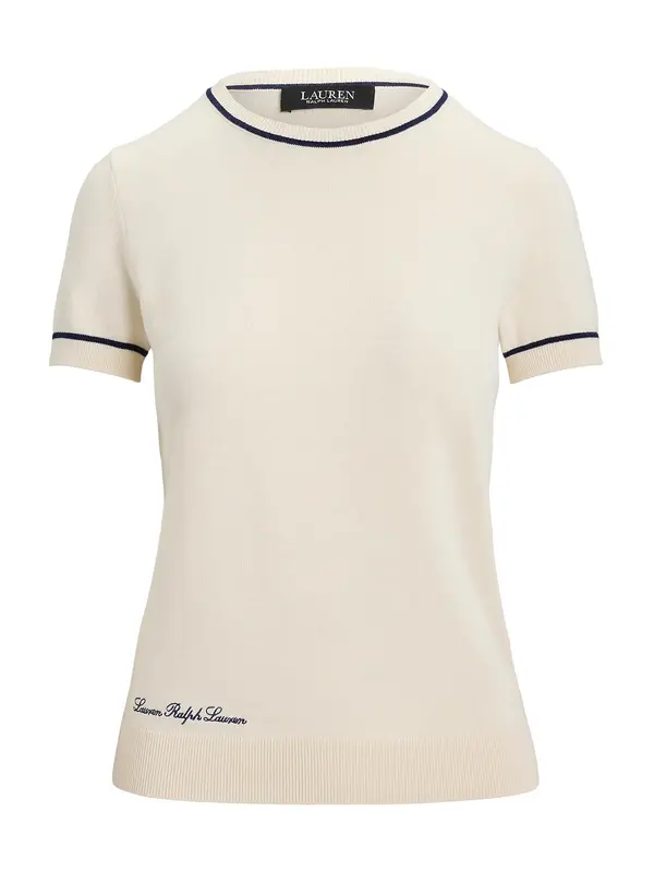 Lauren Ralph Lauren Lauren Ralph Lauren Pulover  bež / mornarsko plava