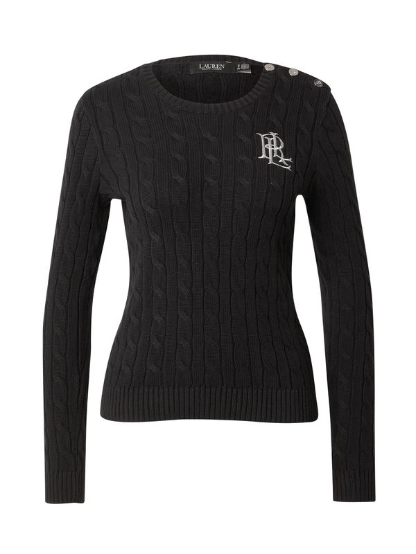 Lauren Ralph Lauren Lauren Ralph Lauren Pulover  crna / srebro
