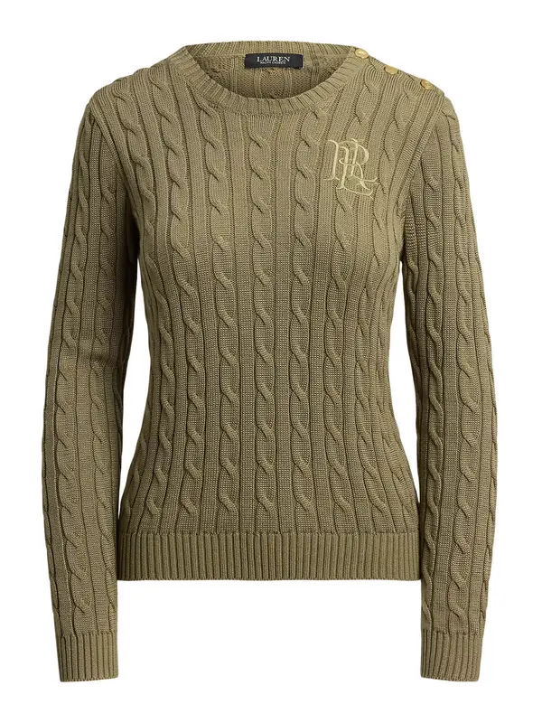 Lauren Ralph Lauren Lauren Ralph Lauren Pulover  kaki / maslinasta
