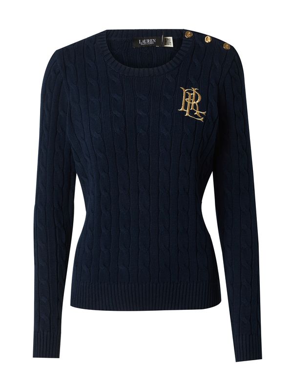 Lauren Ralph Lauren Lauren Ralph Lauren Pulover  mornarsko plava / zlatna