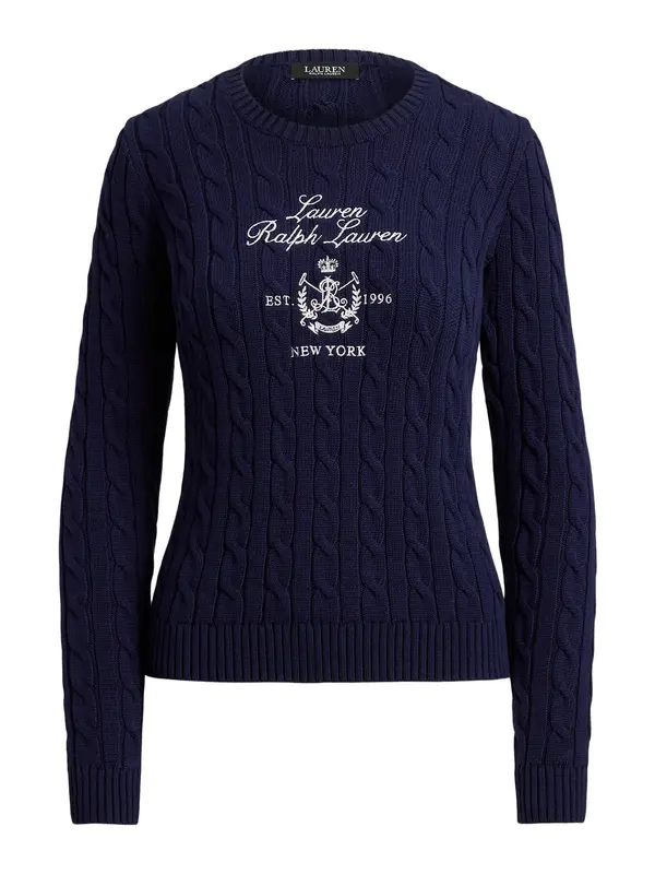 Lauren Ralph Lauren Lauren Ralph Lauren Pulover  morsko plava / bijela