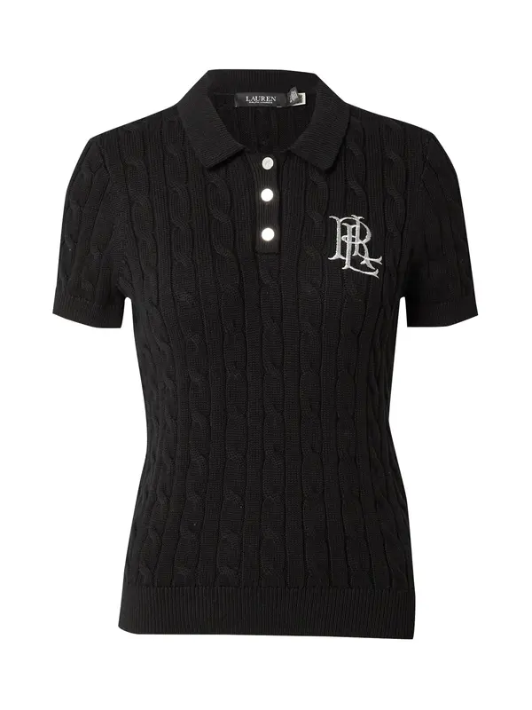 Lauren Ralph Lauren Lauren Ralph Lauren Pulover 'NATRISSA'  crna / bijela