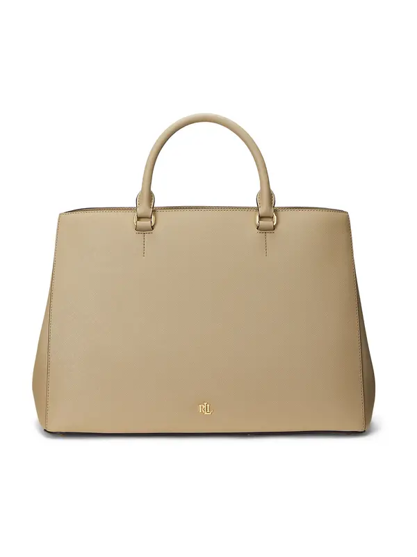 Lauren Ralph Lauren Lauren Ralph Lauren Ručna torbica 'HANNA'  smeđa / zlatna / crna