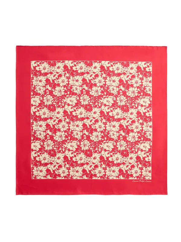 Lauren Ralph Lauren Lauren Ralph Lauren Ručnik 'FLOWERS'  ecru/prljavo bijela / crvena / bijela