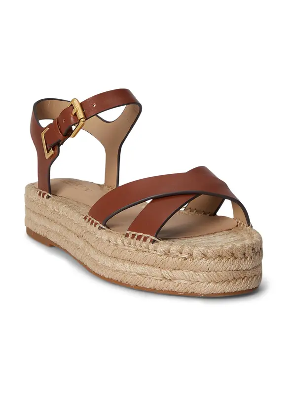 Lauren Ralph Lauren Lauren Ralph Lauren Sandale 'EMERYN'  smeđa