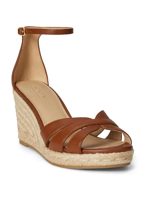 Lauren Ralph Lauren Lauren Ralph Lauren Sandale 'NELLIE'  smeđa