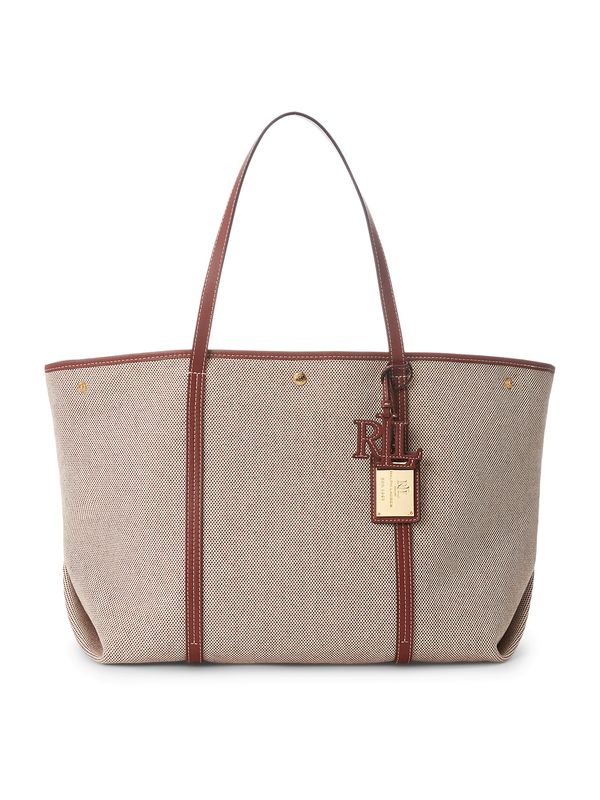 Lauren Ralph Lauren Lauren Ralph Lauren Shopper torba 'EMERIE'  svijetlobež / smeđa