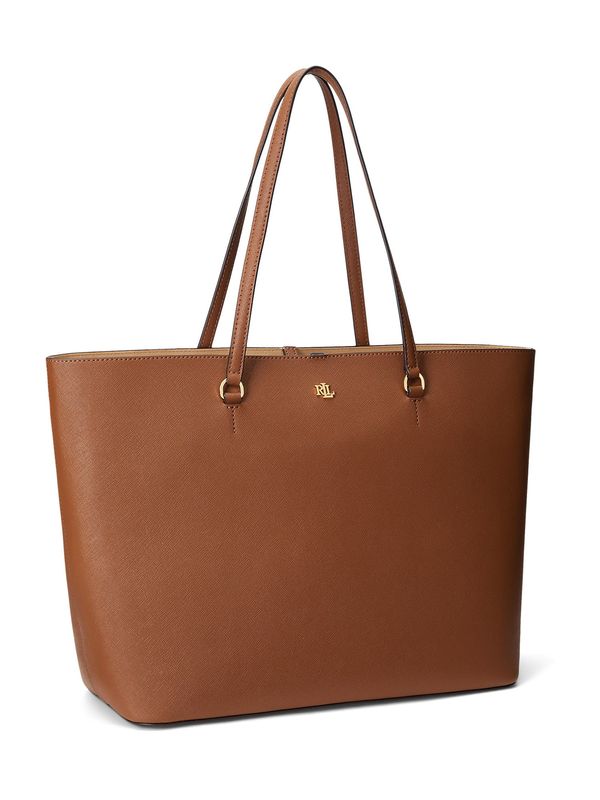 Lauren Ralph Lauren Lauren Ralph Lauren Shopper torba 'Karly'  smeđa / zlatna