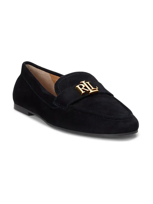 Lauren Ralph Lauren Lauren Ralph Lauren Slip On cipele 'AVERI III'  crna
