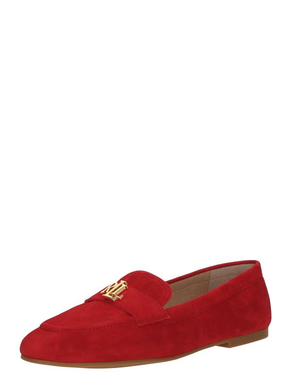 Lauren Ralph Lauren Lauren Ralph Lauren Slip On cipele 'AVERI III'  zlatna / crvena