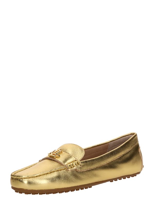 Lauren Ralph Lauren Lauren Ralph Lauren Slip On cipele 'BARNSBURY-FLATS-DRIVER'  zlatna