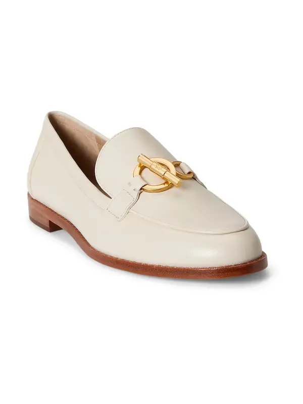 Lauren Ralph Lauren Lauren Ralph Lauren Slip On cipele 'BLAIKE'  vuneno bijela