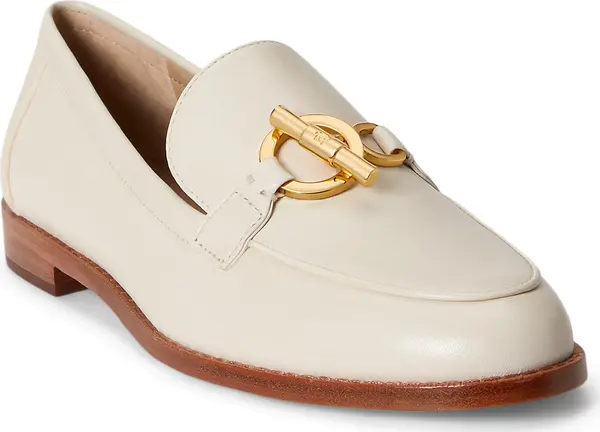 Lauren Ralph Lauren Lauren Ralph Lauren Slip On cipele 'BLAIKE'  vuneno bijela