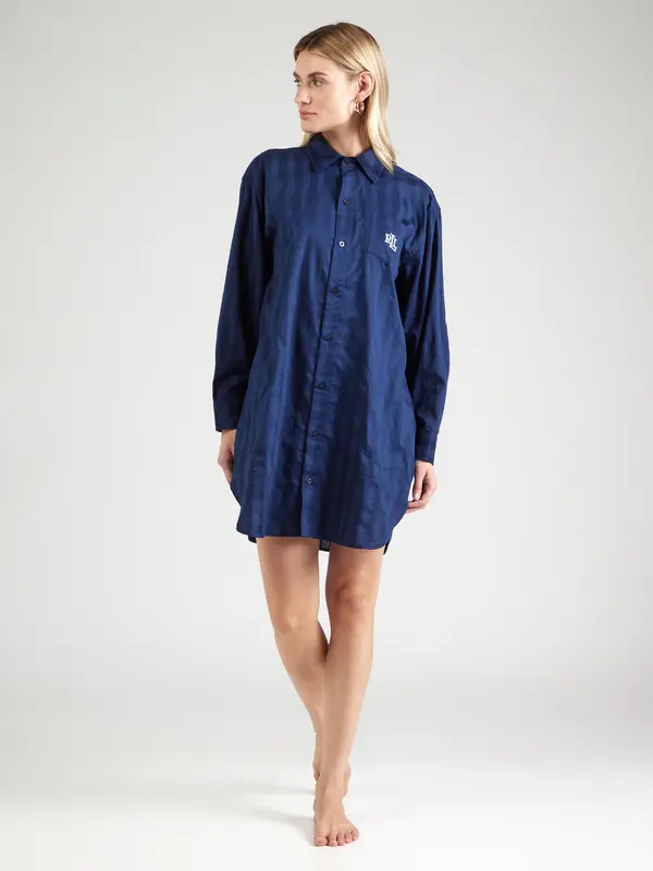 Lauren Ralph Lauren Lauren Ralph Lauren Spavaćica košulja  safirno plava / tamno plava