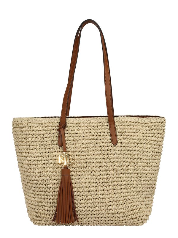 Lauren Ralph Lauren Lauren Ralph Lauren Torba za na rame 'WHITNEY'  bež / smeđa