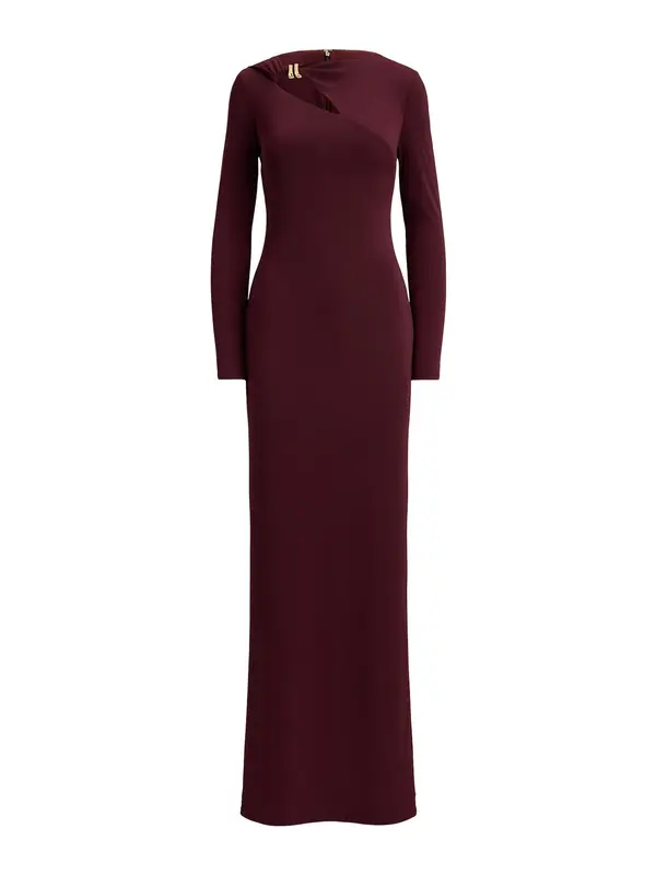 Lauren Ralph Lauren Lauren Ralph Lauren Večernja haljina  burgund