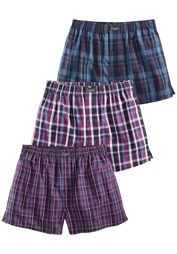 LE JOGGER LE JOGGER Bokserice  ljubičasto crvena / miks boja