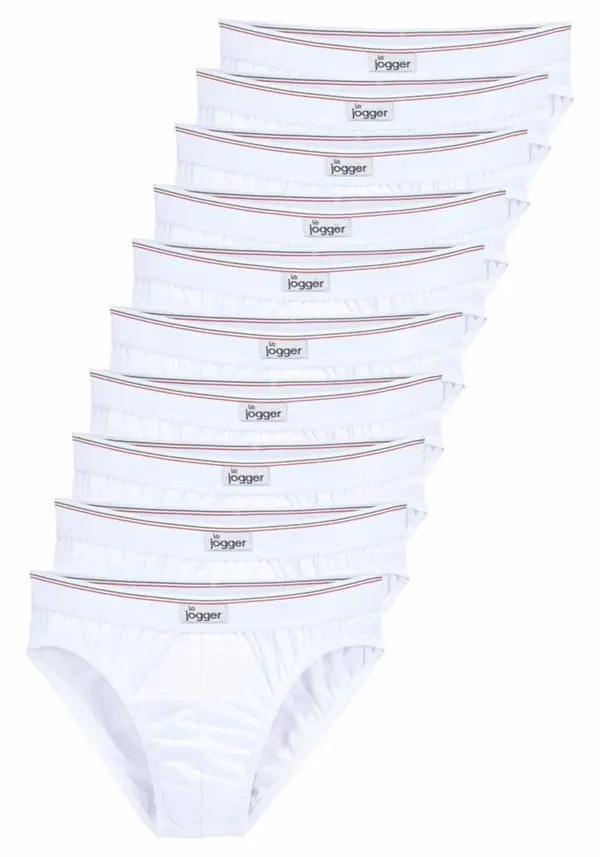 LE JOGGER LE JOGGER Slip  crvena / crna / bijela