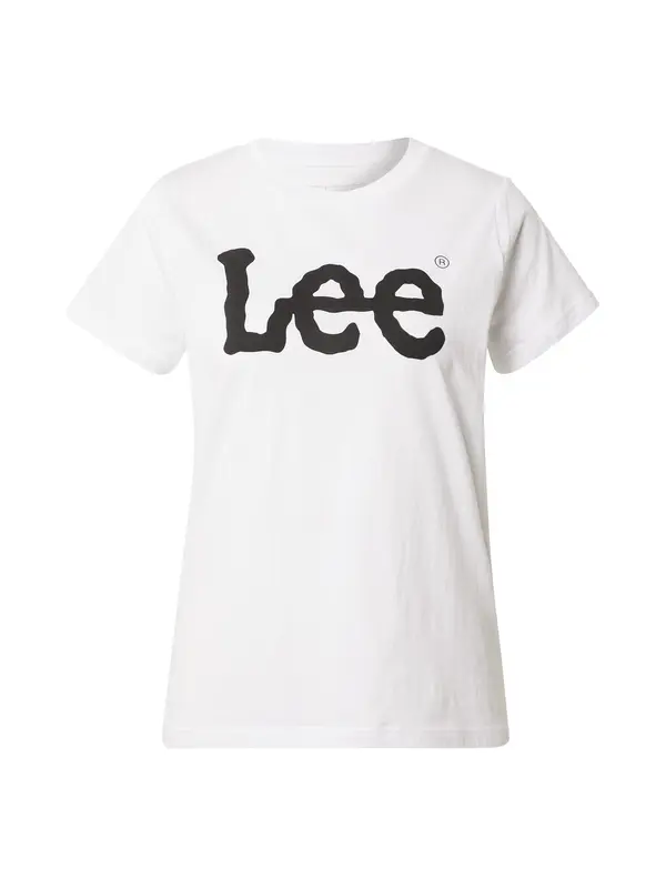 Lee Lee Majica 'LOGO TEE'  crna / bijela
