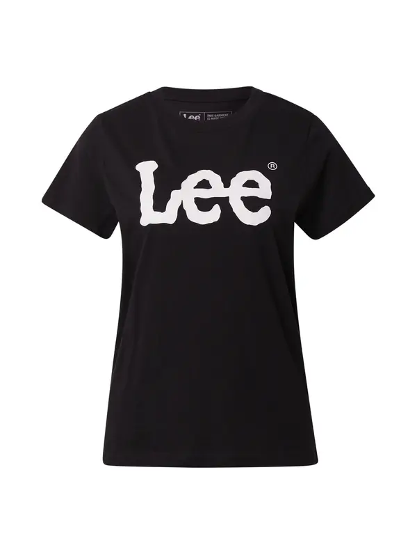 Lee Lee Majica 'LOGO TEE'  crna / bijela