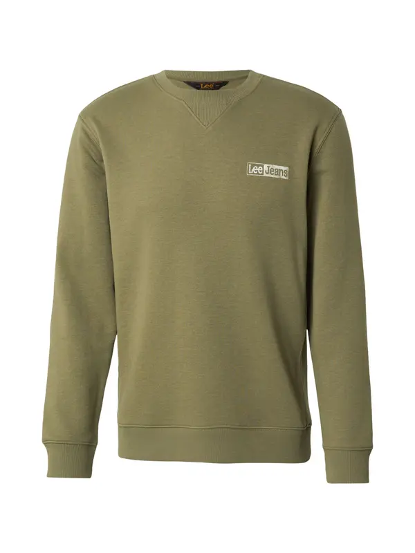 Lee Lee Sweater majica  maslinasta / bijela