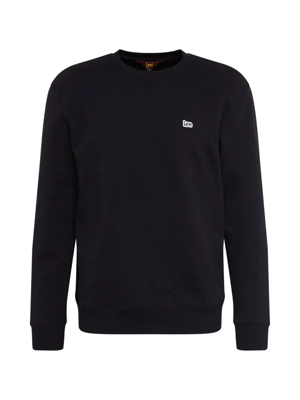 Lee Lee Sweater majica 'PATCH CREW SWS'  crna / bijela