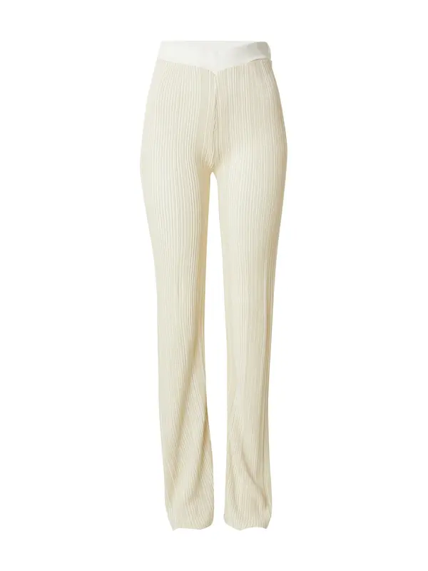 LeGer by Lena Gercke LeGer by Lena Gercke Hlače 'Melika Tall'  boja slonovače / svijetla bež