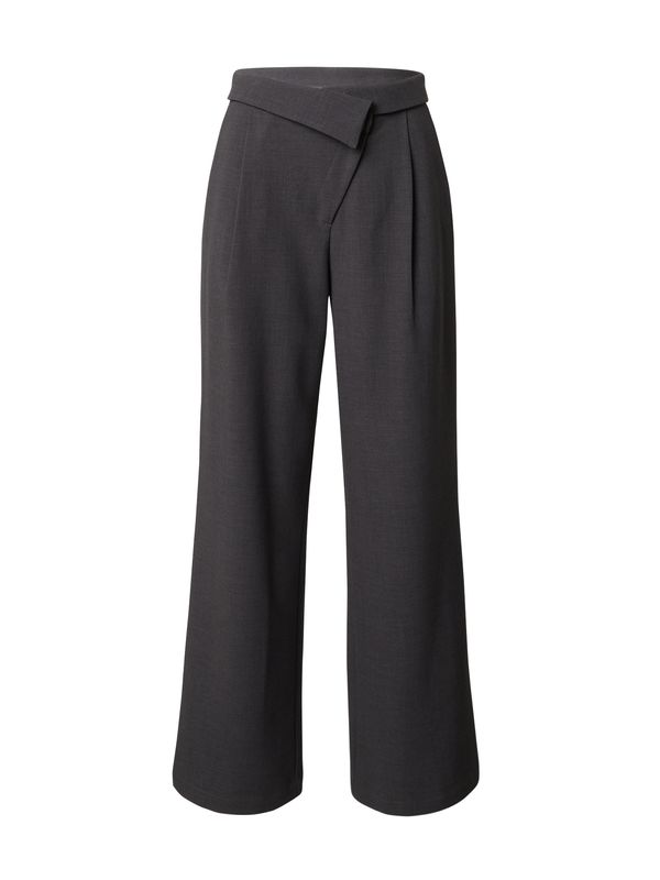 LeGer by Lena Gercke LeGer by Lena Gercke Hlače s naborima 'Lucca'  tamo siva