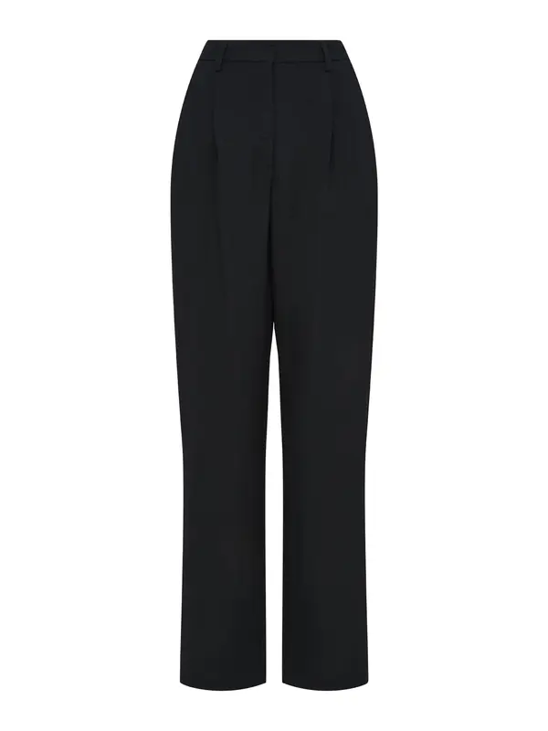 LeGer by Lena Gercke LeGer by Lena Gercke Hlače s naborima 'Thorina'  crna