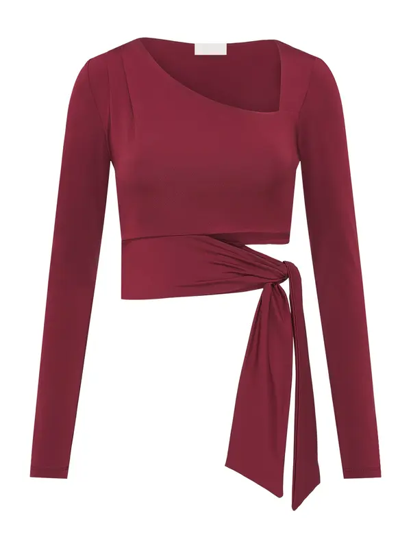 LeGer by Lena Gercke LeGer by Lena Gercke Majica 'Candy'  tamno crvena