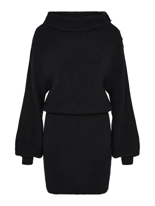 LeGer by Lena Gercke LeGer by Lena Gercke Pletena haljina 'Cara'  crna