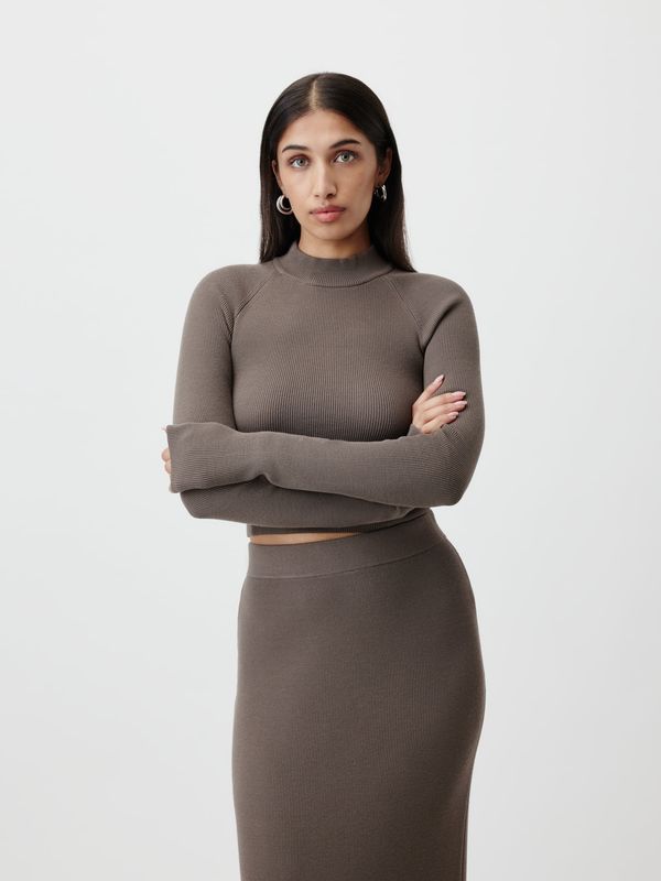 LeGer by Lena Gercke LeGer by Lena Gercke Pulover 'Agathe'  zeleno smeđa