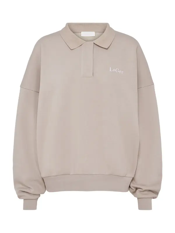 LeGer by Lena Gercke LeGer by Lena Gercke Sweater majica 'Janneke'  bež siva