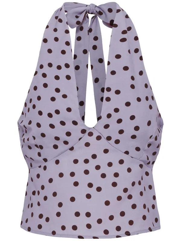 LeGer by Lena Gercke LeGer by Lena Gercke Top 'Fleur'  lila / crna