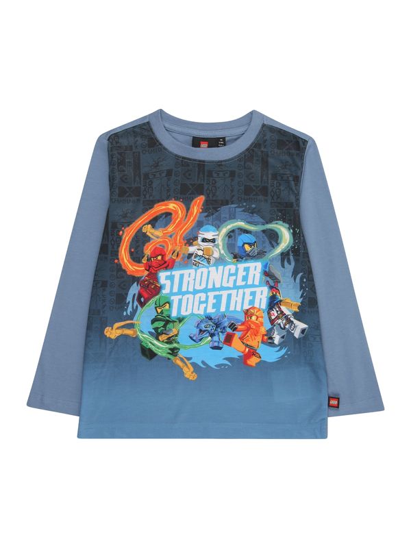 LEGO® kidswear LEGO® kidswear Majica 'LWTAFFY 113'  golublje plava / ciglasto crvena / crvena / bijela