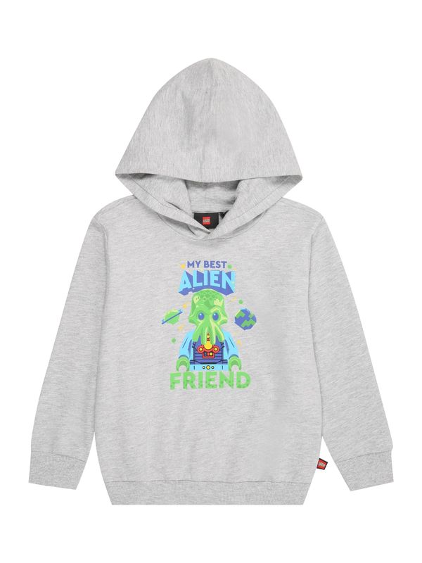 LEGO® kidswear LEGO® kidswear Sweater majica  akvamarin / crno plava / svijetlosiva / travnato zelena