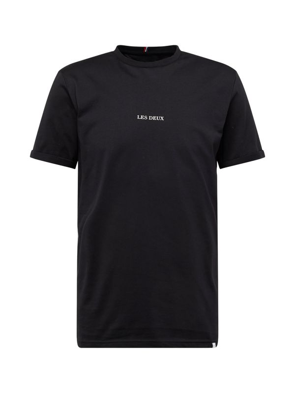 Les Deux Les Deux Majica 'Lens'  crna / bijela