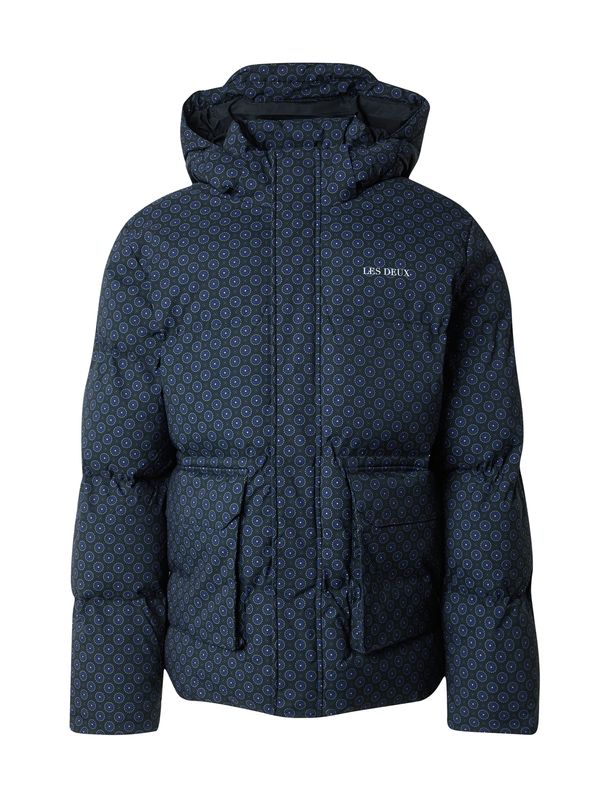 Les Deux Les Deux Zimska jakna 'Montreal'  kobalt plava / crna / bijela