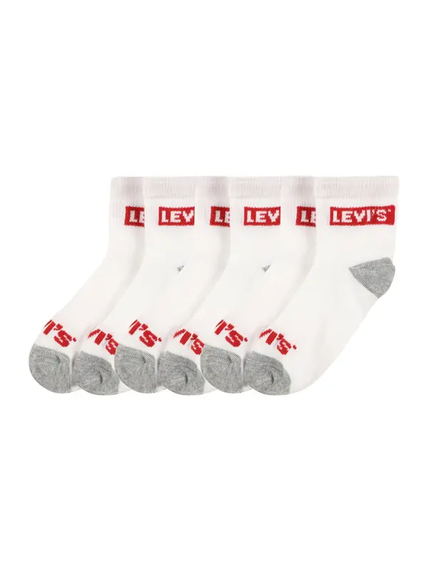 Levi's Kids Levi's Kids Čarape  siva / crvena / bijela