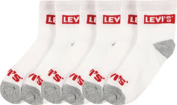 Levi's Kids Levi's Kids Čarape  siva / crvena / bijela