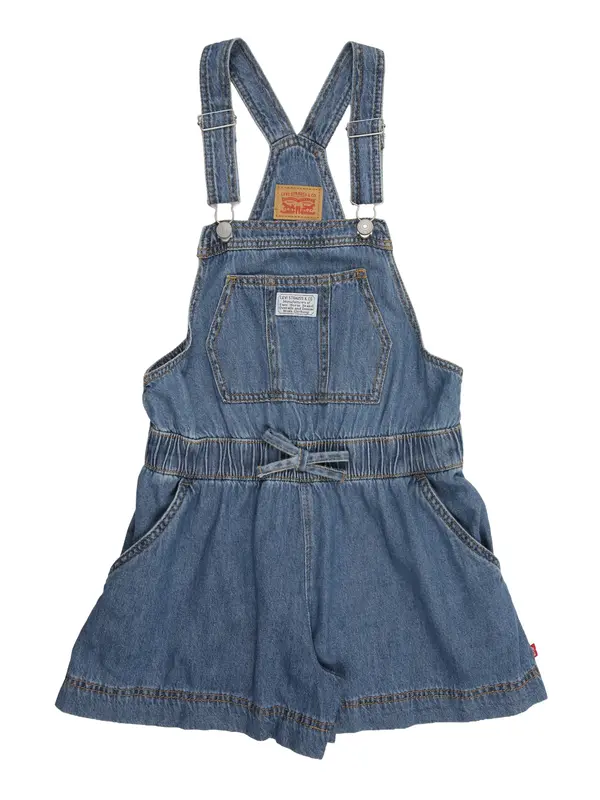 Levi's Kids Levi's Kids Hlače s tregerima  plavi traper