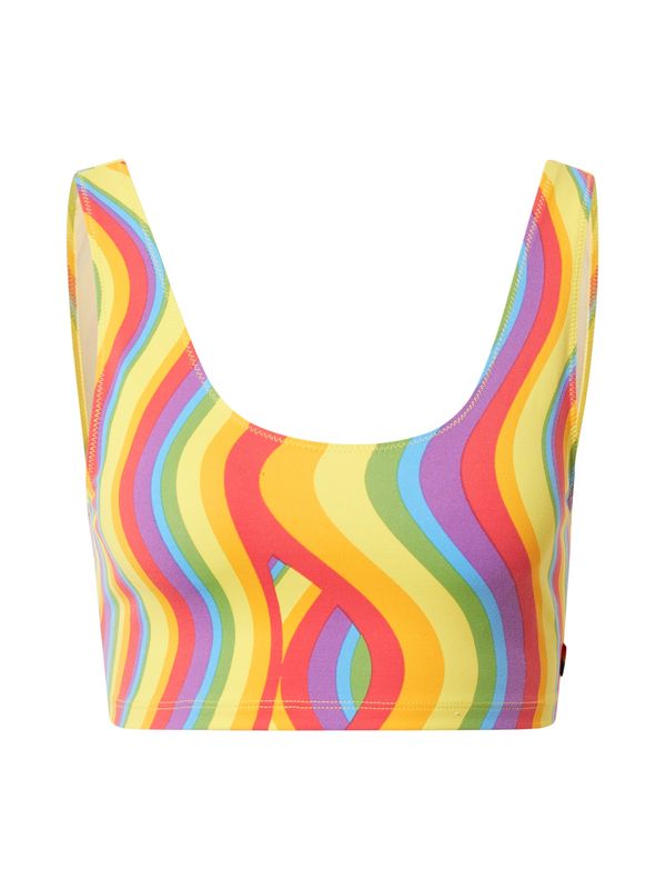 LEVI'S ® LEVI'S ® Bikini gornji dio 'Sports Bra Hook Up'  akvamarin / limeta zelena / svijetložuta / neonsko ljubičasta / jarko crvena